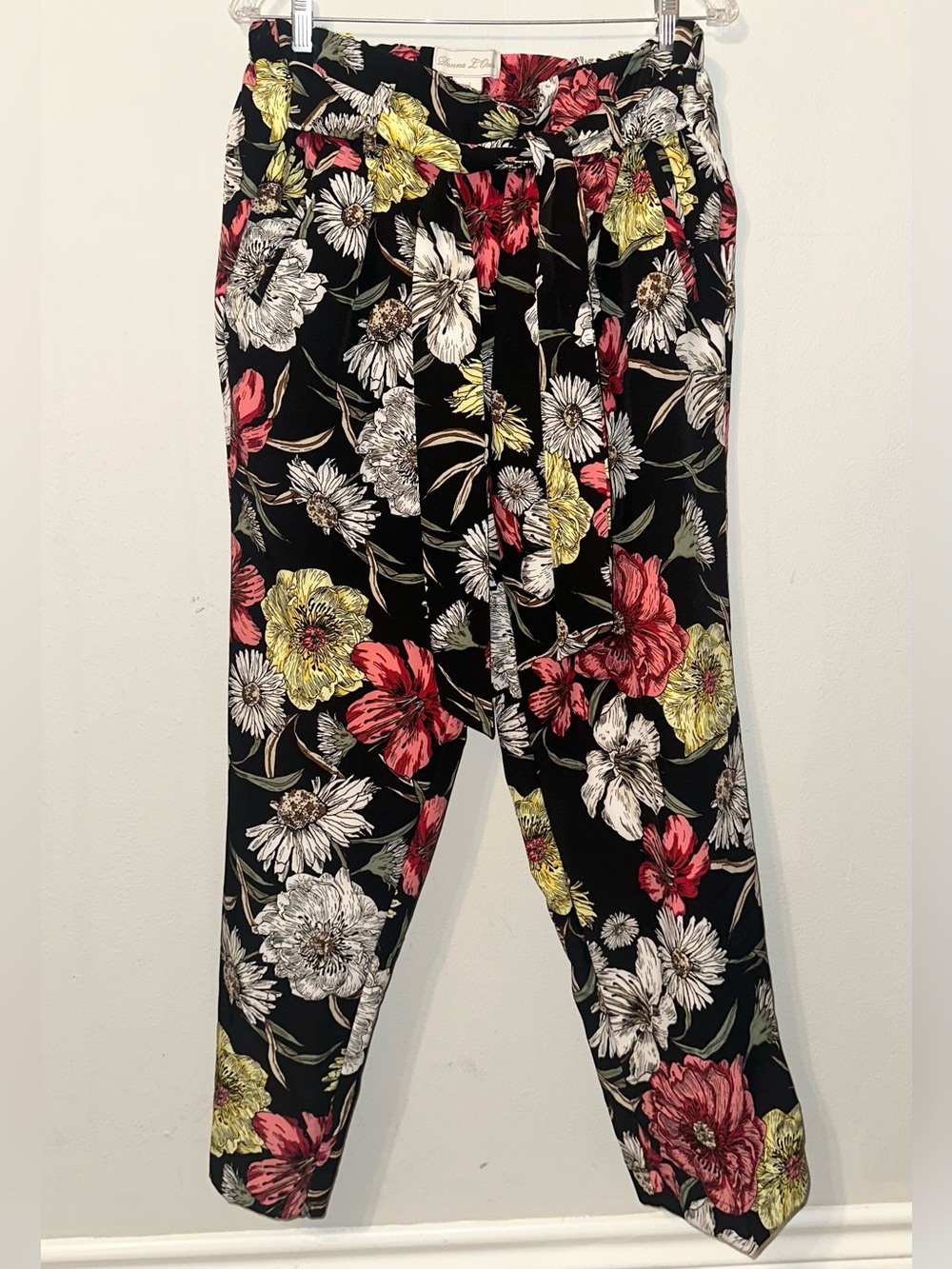 Donna Loren Floral Print Pants